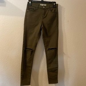 Topshop Moto Leigh distressed jeans size 26/30